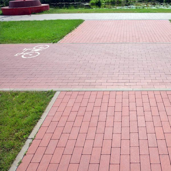 Тротуарна Плитка Цеглина без фаски